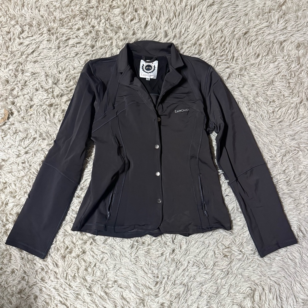 Women’s Size 2XL Grey Equine Couture Horseback Riding Show Coat